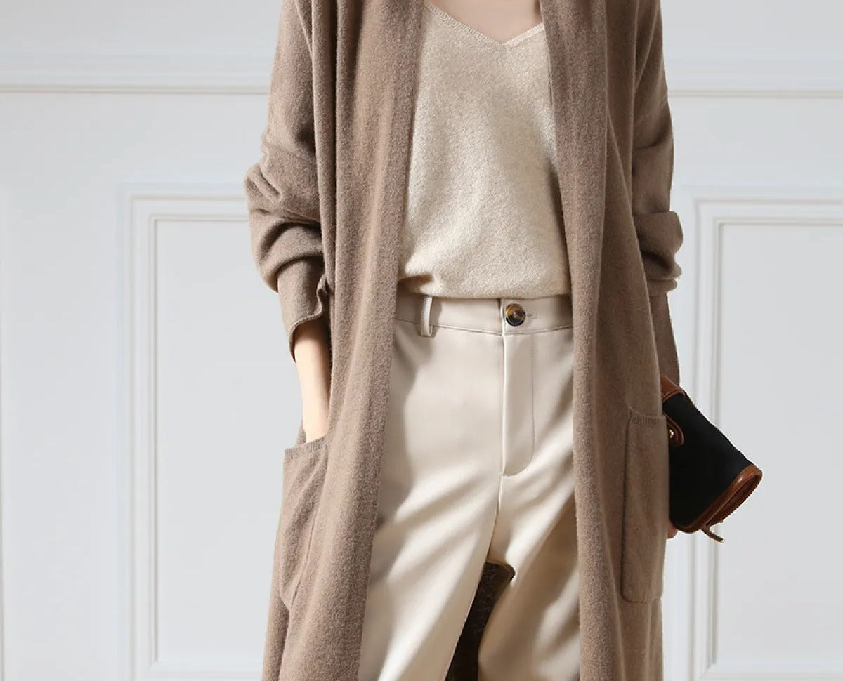 Cardigan Long Camel