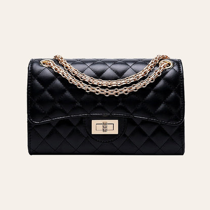 Sac Porté Épaule Matelassé Chaîne Dorée