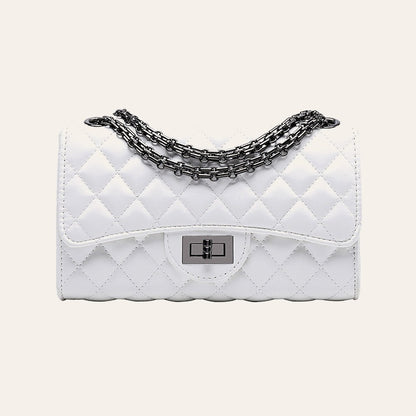 Sac Porté Épaule Matelassé Chaîne Dorée