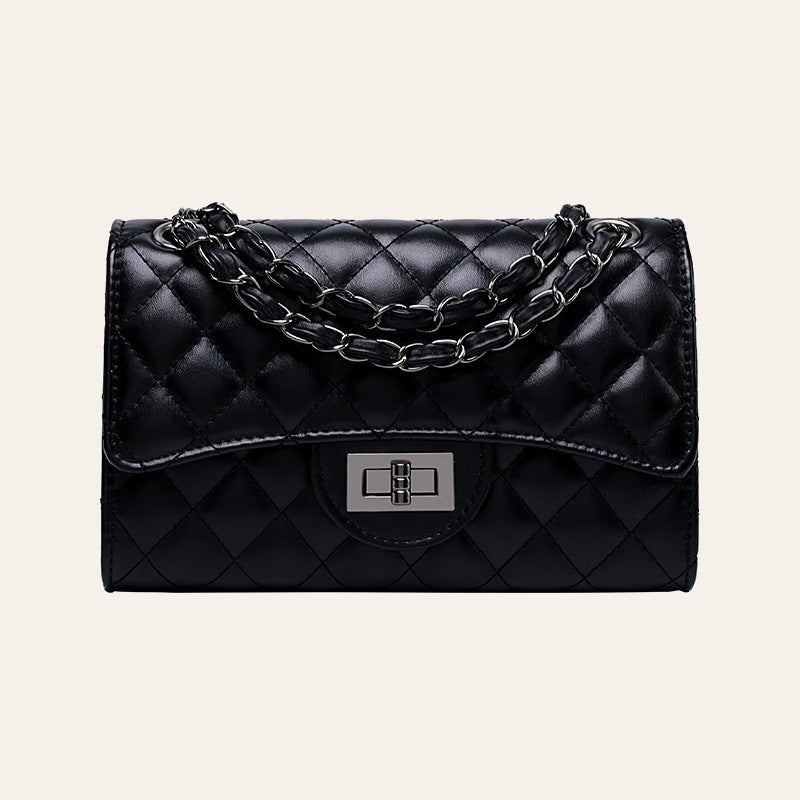 Sac Porté Épaule Matelassé Chaîne Dorée