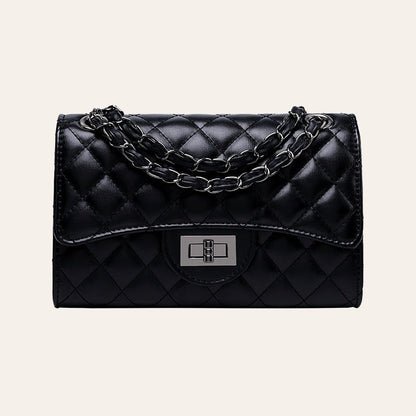 Sac Porté Épaule Matelassé Chaîne Dorée