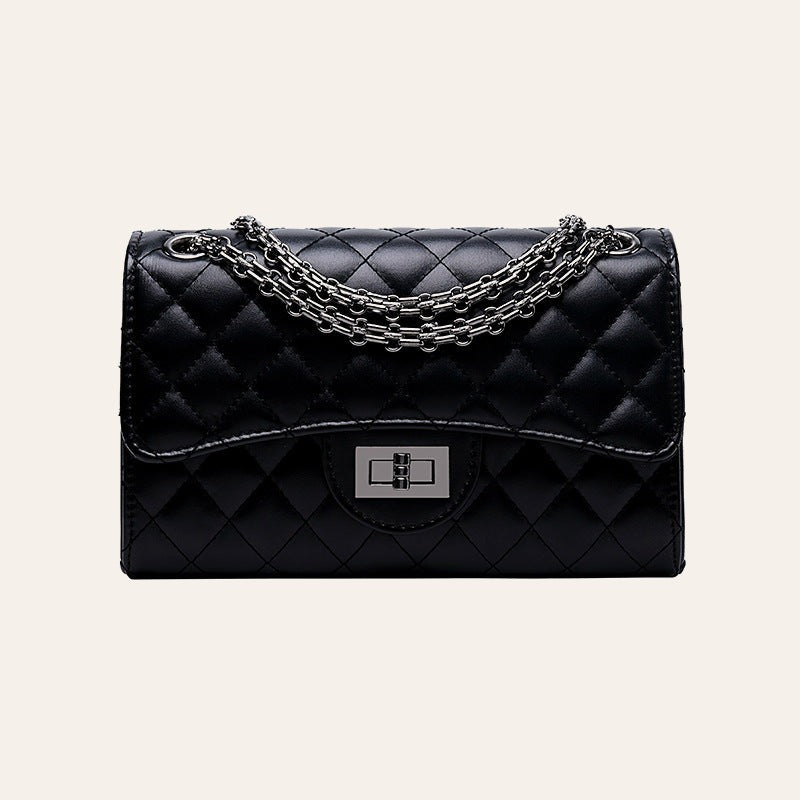 Sac Porté Épaule Matelassé Chaîne Dorée