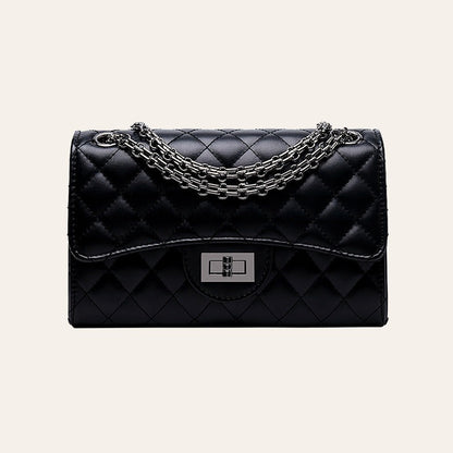 Sac Porté Épaule Matelassé Chaîne Dorée